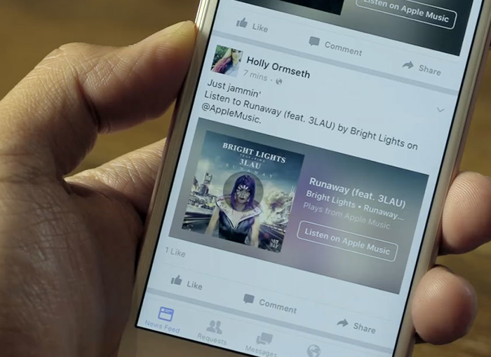 Cómo añadir música a tus historias de Facebook